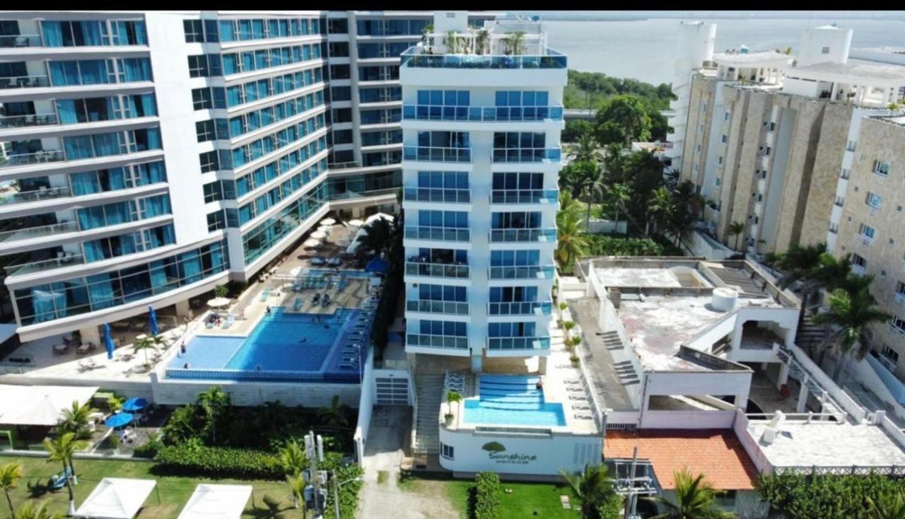 Luxury Apartment, Sector Morros, Vista Y Salida Al Mar Edificio Sunshine Cartagena エクステリア 写真