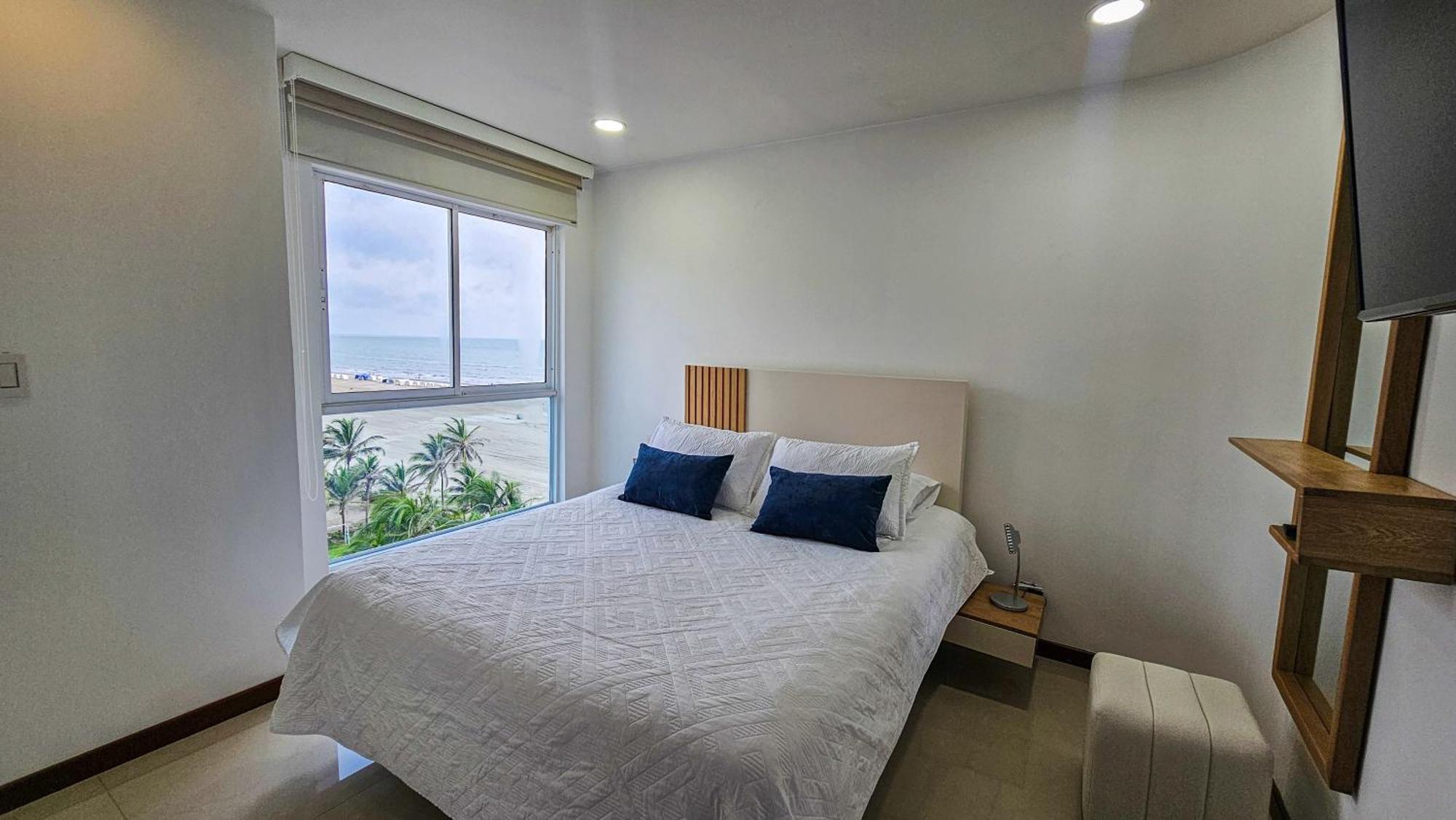 Luxury Apartment, Sector Morros, Vista Y Salida Al Mar Edificio Sunshine Cartagena エクステリア 写真