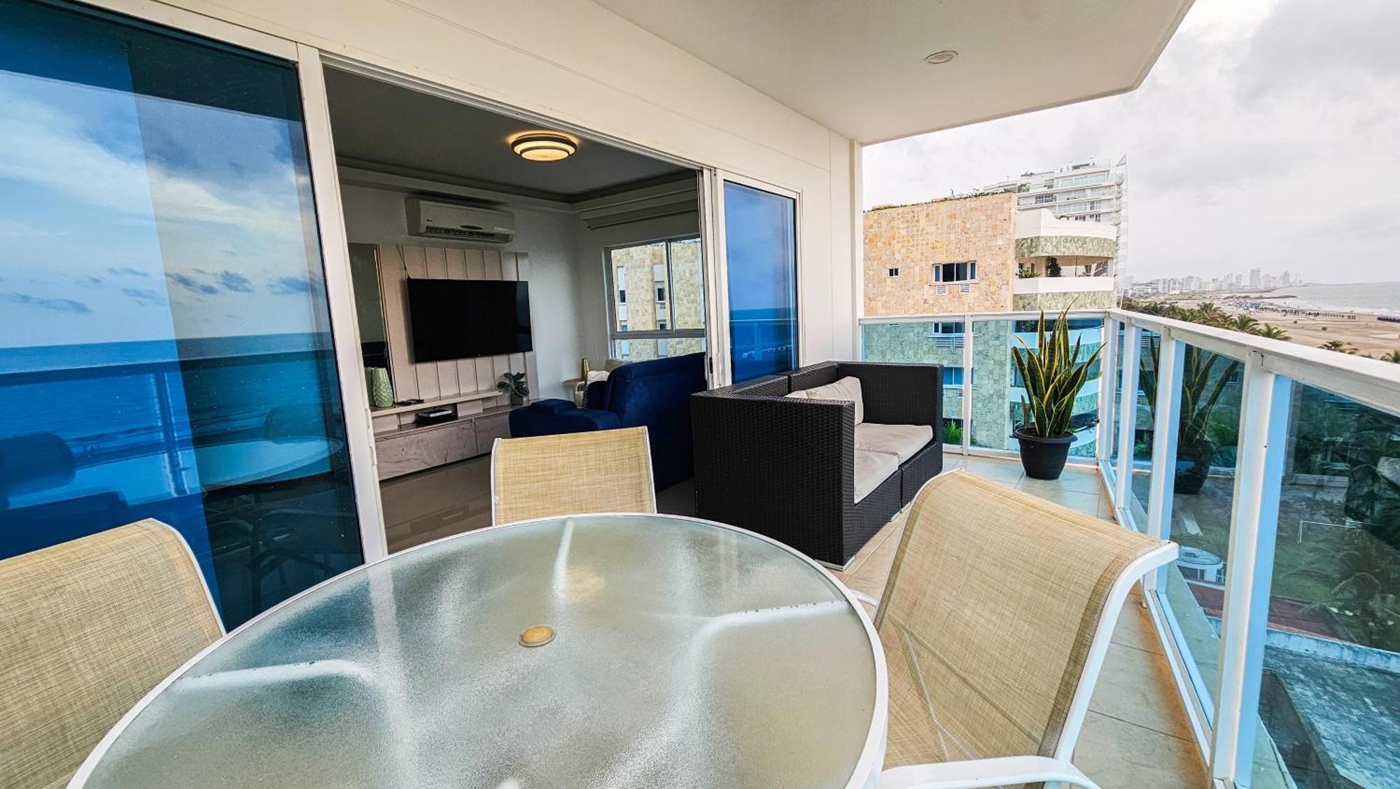 Luxury Apartment, Sector Morros, Vista Y Salida Al Mar Edificio Sunshine Cartagena エクステリア 写真